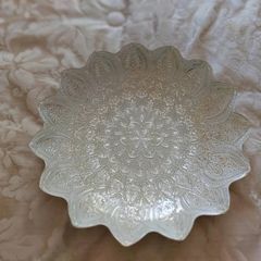 Metallic Glazed Pearl Centrepiece Bowl