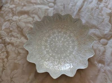 Metallic Glazed Pearl Centrepiece Bowl