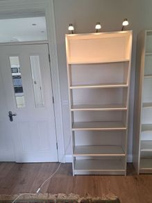 Billy Bookcase with lights (can deliver within reason of D.3)