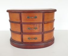 Jewellery box Mele design wooden vintage