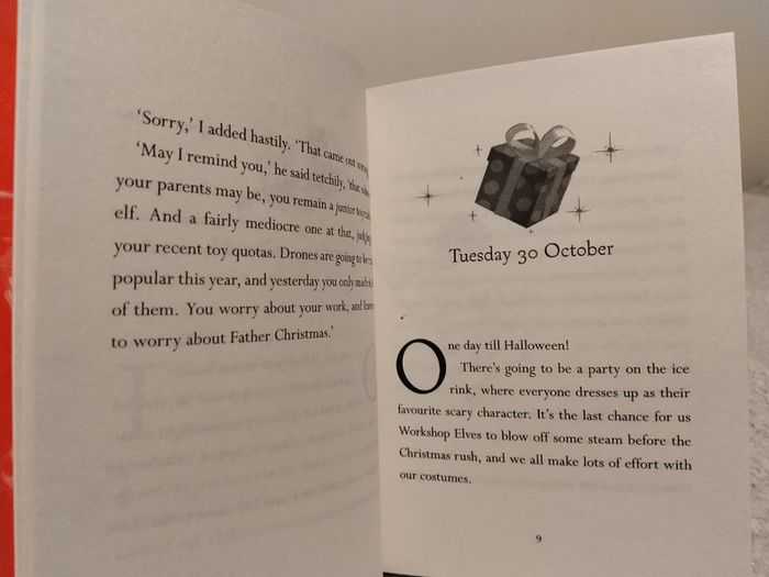 Secrets of a Christmas elf by Ben Miller HARDBACK BOOK