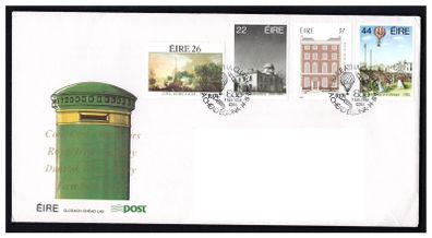 1985 Ireland Anniversaries: Bicentenaries of Dunsink Observatory; First Flight of an Irishman; Royal Irish Academy; 800th Anniversary of Cork City; Commemorative Stamps Addressed First Day Cover (FDC)