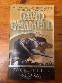 Fantasy book:'Sword In The Storm' by David Gemmell