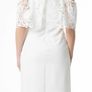 WOLF & BADGER Open Shoulders Top Lace Dress Image 2
