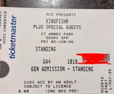 King fisher tickets x 4