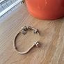 Original Pandora S925 ALE Silver Bracelet with Charms Image 3