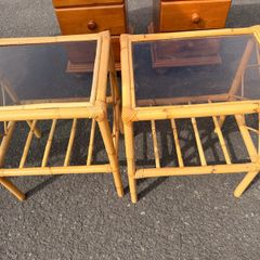 bamboo side tables