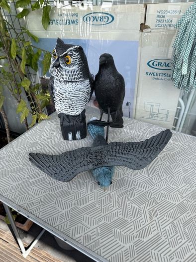 Scarecrow plastic birds for garden