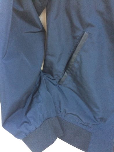 Zara mens navy jacket slim fit large l size