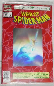 Web of Spider-Man #90 Polybagged Giant-Size 30th Anniversary Special (1992)