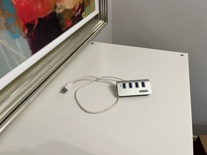 Anker 4-Port USB 3.0 Ultra Slim Hub - Silver Aluminium Desktop Adapter