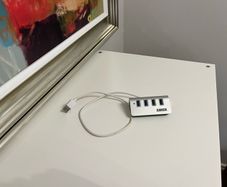 Anker 4-Port USB 3.0 Ultra Slim Hub - Silver Aluminium Desktop Adapter