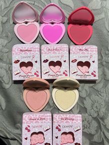 Colour pop heart pressed blushers and highlighters BNIB