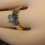 9ct Gold Women's Irish Claddagh Ring. Image 6
