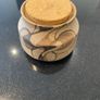 Ceramic vintage  pot with cork lid Image 9