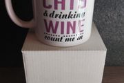Cats &amp; Wine Mug