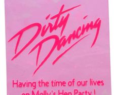 Dirty Dancing themed DIY iron on decals