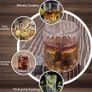 Whiskey Stones and Glasses Gift Set, 2 Bourbon Glasses and 8 Granite Ice Cubes, Valentine's Father's Day Birthday Santa Christmas Present for Men Dad (FREE POSTAGE) Image 2