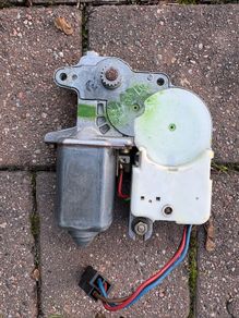 Genuine OEM Volkswagen / Bosch Electric Sliding Sunroof Motor, removed from an early 1990s VW Corrado.