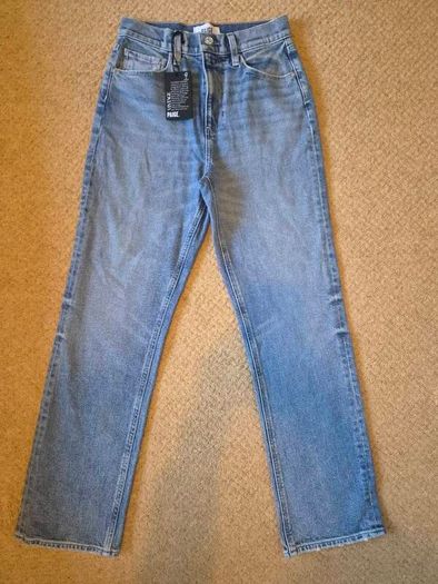 Paige Sawyer High Rise Straight Leg Jeans - 26W