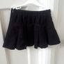 Girls black corded skirt Image 2