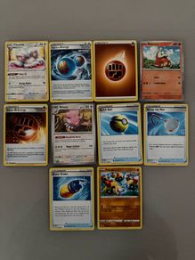 10 Pokemon cards