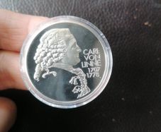 1995 Sweden Silver Proof 20 ECU Coin