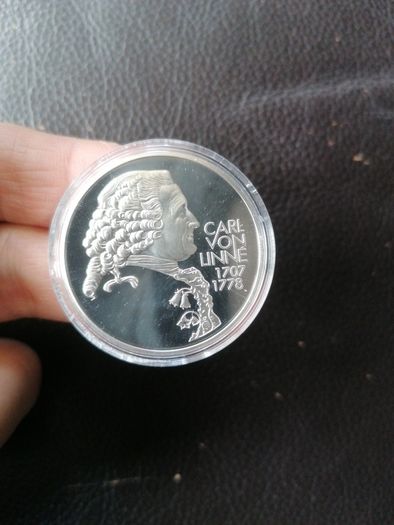 1995 Sweden Silver Proof 20 ECU Coin