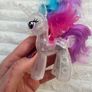 My Little Pony Princess Celestia Explore Equestria Sparkle Bright Light Up DAMAGED approx. 10 cm. Used Please see photos Image 7