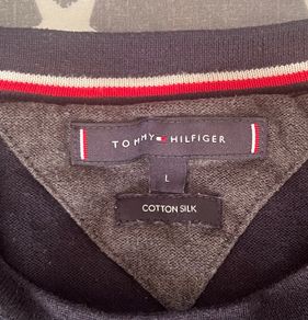 Tommy Hilfiger long sleeve L cotton silk
