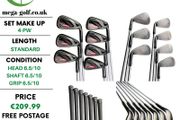 Callaway Razr X Black Irons / 4-Pw / M-10 XP Uniflex
