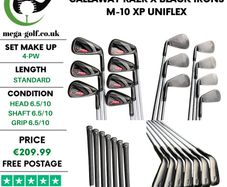 Callaway Razr X Black Irons / 4-Pw / M-10 XP Uniflex