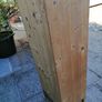 Tall pine display cabinet Image 3