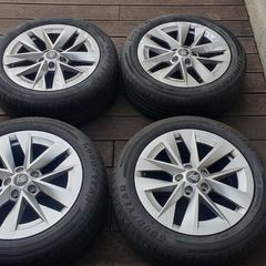 17" Skoda Alloy set with new tyres