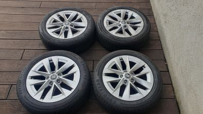 17" Skoda Alloy set with new tyres