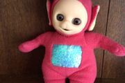 Vintage  Red Teletubbie Po W Sleepy eyes