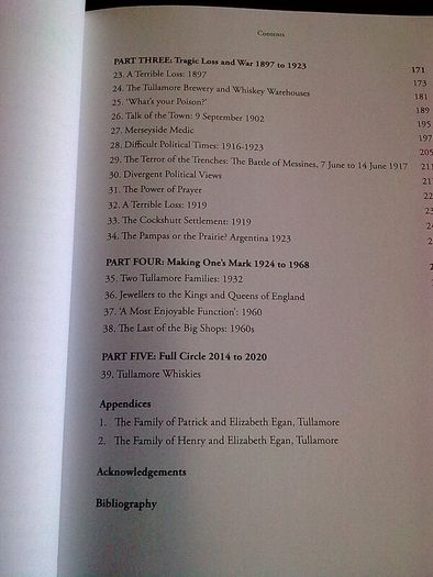The Egans of Moate and Tullamore Ireland Irish history Westmeath Offaly