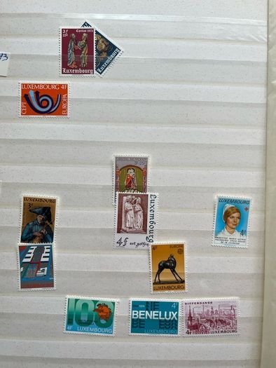 Stamps album LUXEMBURG