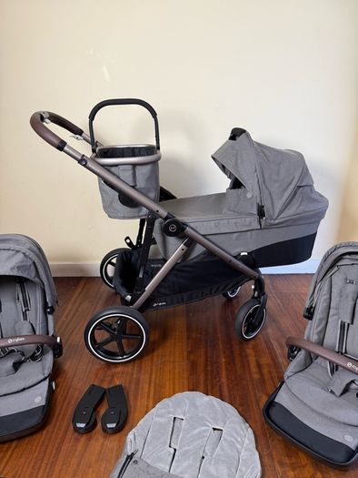 Cybex Gazelle S double pram twin buggy travel system
