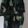 Coat, Black with Green Floral Pattern New Image 5