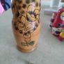 Russian Folk Art Matryoshka Family 4 Wooden Nesting Dolls Image 9