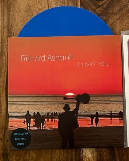 Richard Ashcroft Lovin' you lp blue vinyl