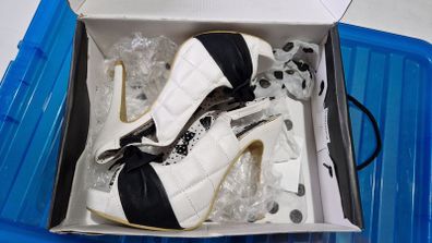 Iron Fist , Bowed  Over Slingback high heels UK 40