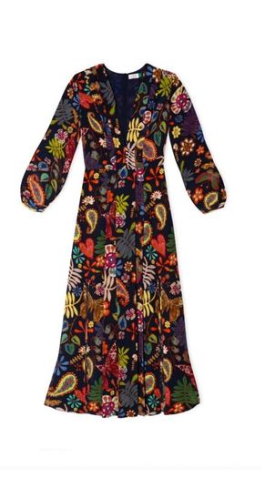 Rixo London Silk Midi dress