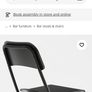2 foldable IKEA bar stools Image 10
