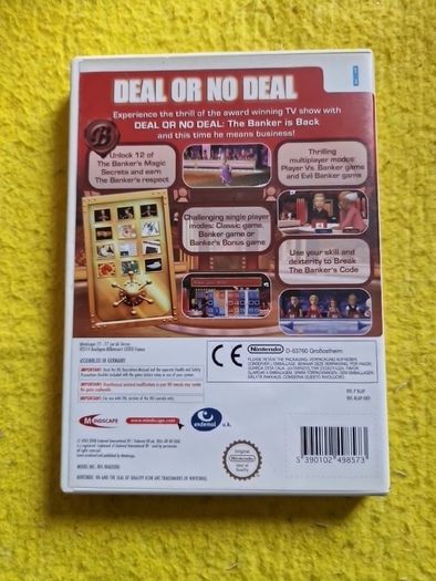 Deal or No Deal The Banker is Back Nintendo Wii Games Original