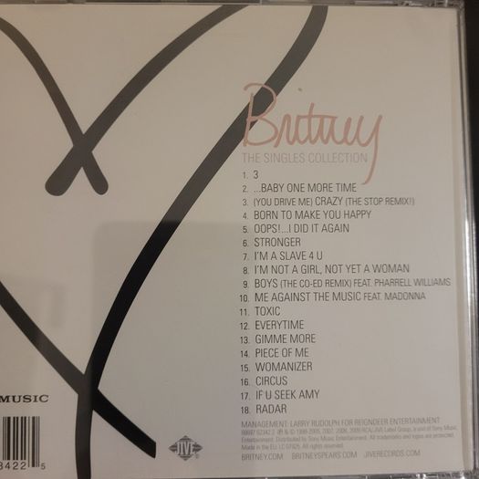Britney Spears. The Singles Collection.