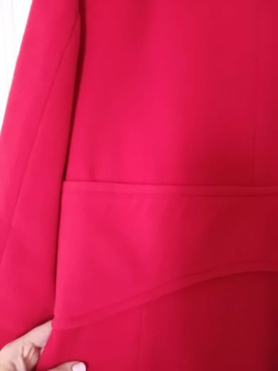 Warm Red Coat - UK 10 - Polish brand Zartex - RRP 200