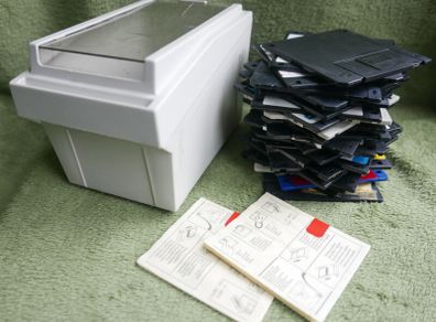 Vintage floppy disk  30 FLOPPY DISK
