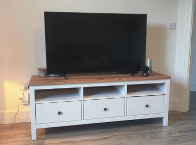 IKEA TV stand with 3 drawers